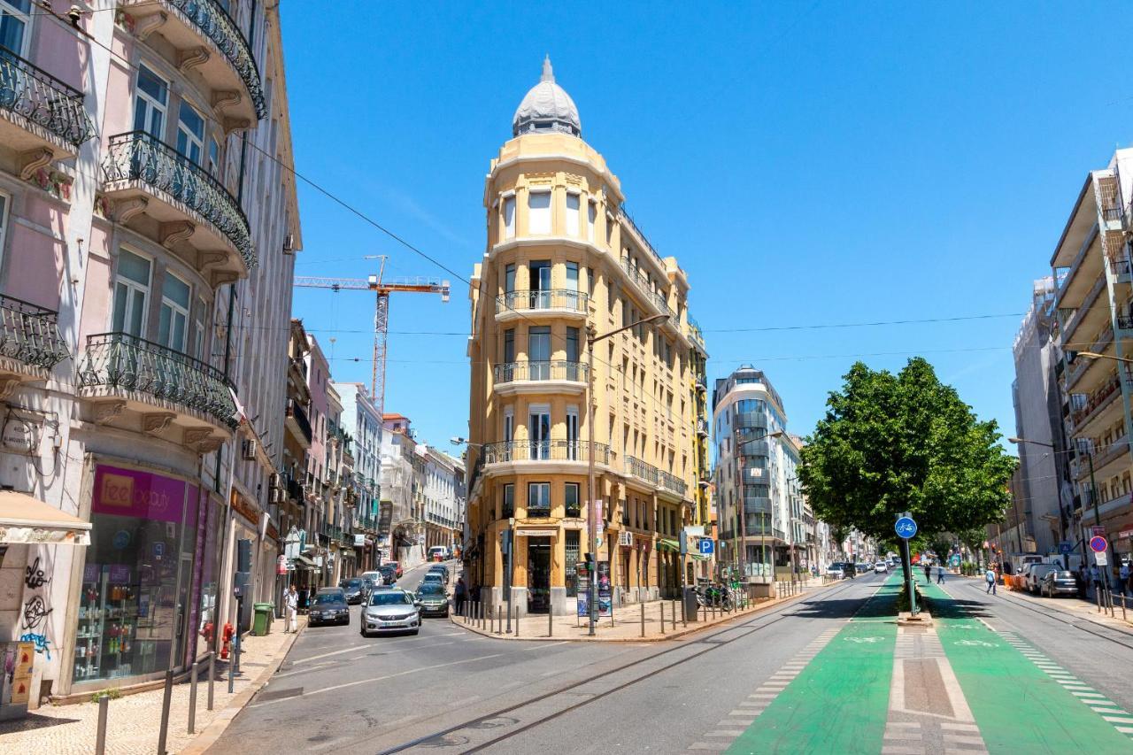 Bright City Center, 10M From Subway, 6 Rooms, Up To 20 Ppl Lisboa Exterior foto